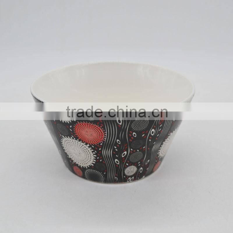 Wholesale 6-inch ceramic bowl Multicolor, Set of 4