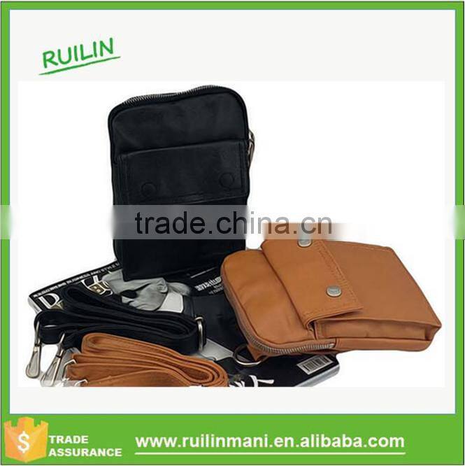 Waist PU one strap backpack