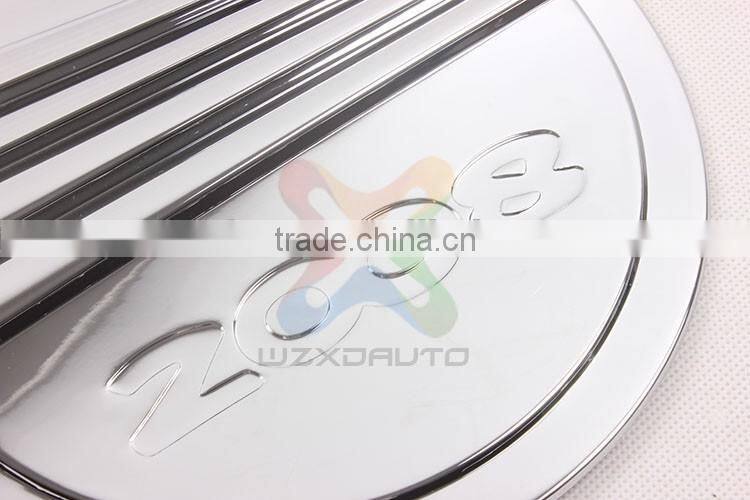 FUEL TANK COVER CHROME FUEL CAP TANK OIL TRIM COVER FOR PEUGEOT PG 2008