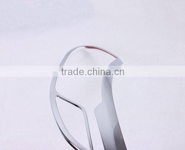 ABS Chrome Head Light Lamp Cover Trim 2 Pcs For Sorento Car 2013 Accessories