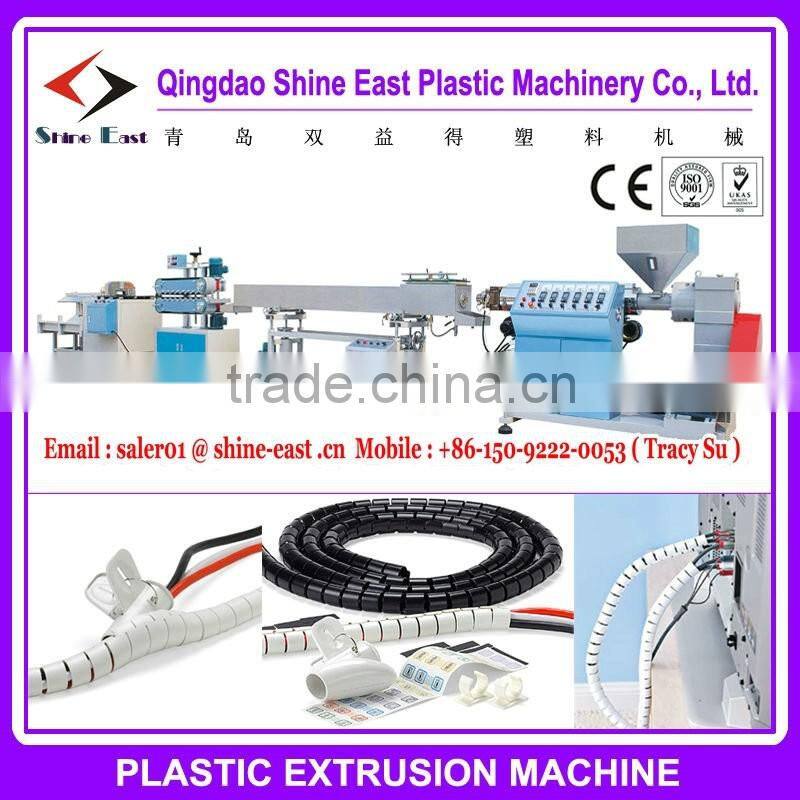 Plastic sprial wrap making machine made in China Qingdao