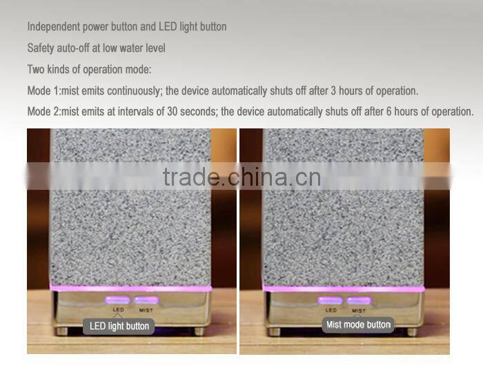 2015 wholesale elegant design stone electric aromatherapy diffuser,stone air humidifier with 1 year warranty