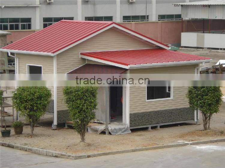 A metal garden shed made steel warehouse