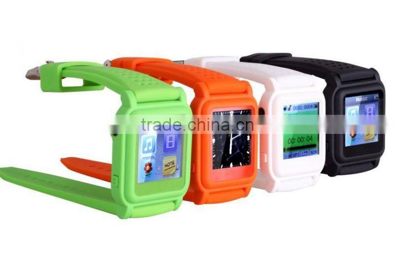 China factory supply men digital fasion fob mp4 smartwatch