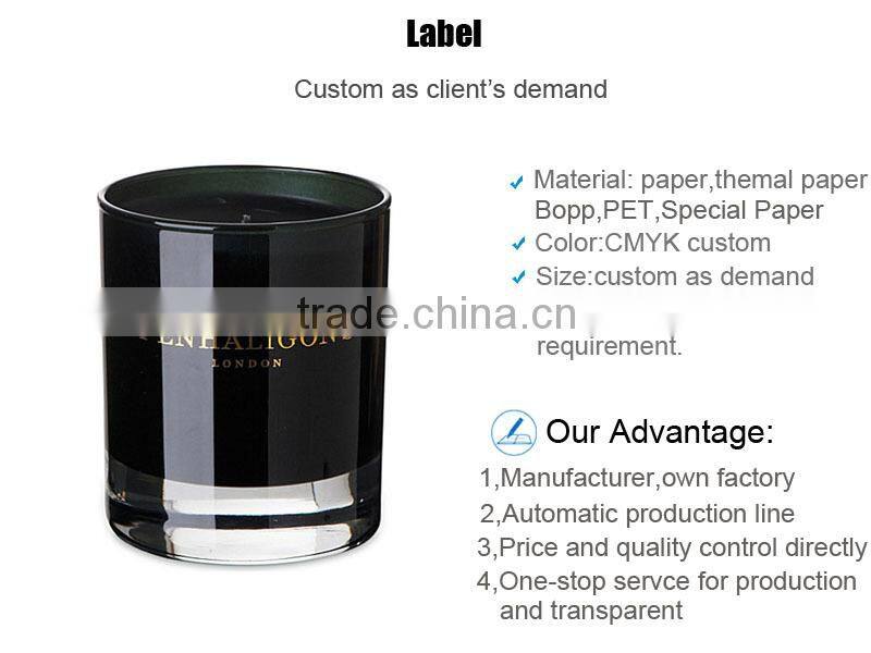 Custom Waterproof Gold Self Adhesive Label Holder Paper Embossing Finish