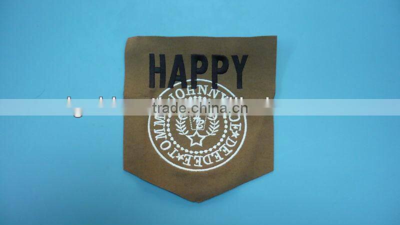 Micro fiber leather labels