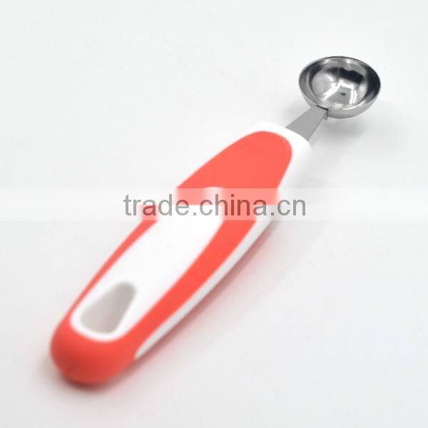 Novel design TPR handle Hot sales in Amazon fruit melon watermelon spoon