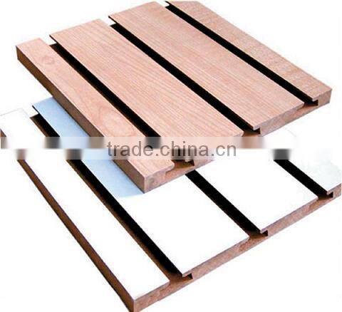 High quality Slat wall mdf pannel for shopping shelf