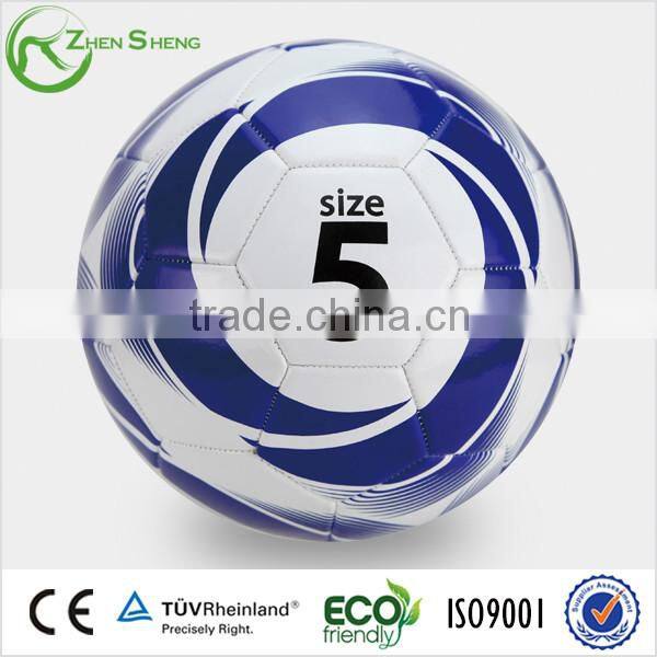 Zhensheng inflatable rubber bladder soccer ball