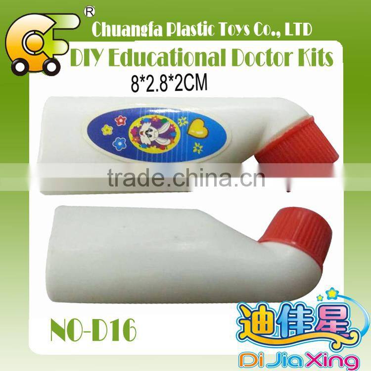 Make your own set--DIY plastic doctor kit(plastic glasses) for kids