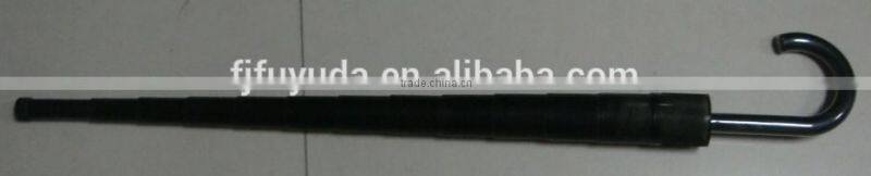 Black Automatic straight Anti-drip umbrella