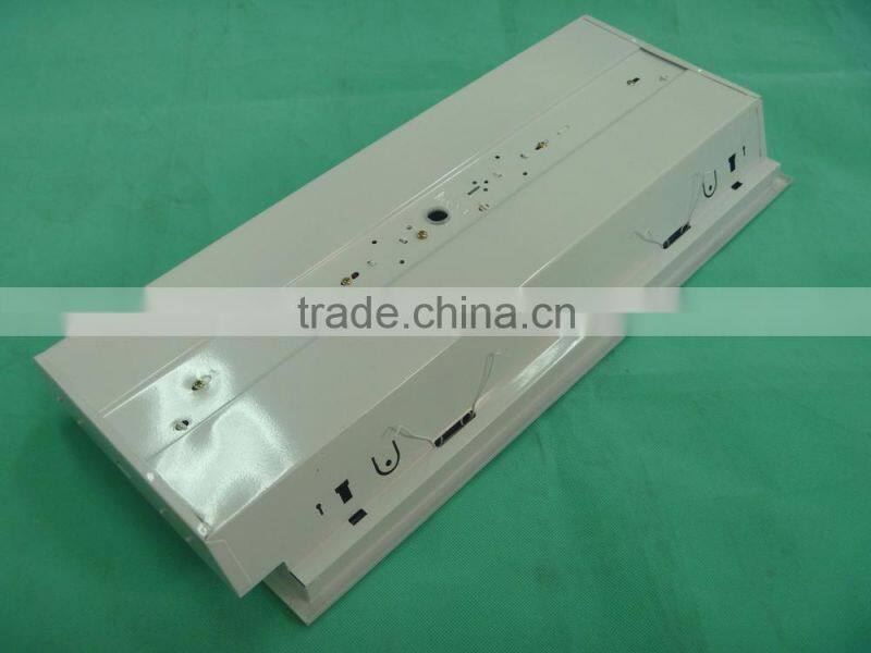 2x18w grid lamp with milky cover