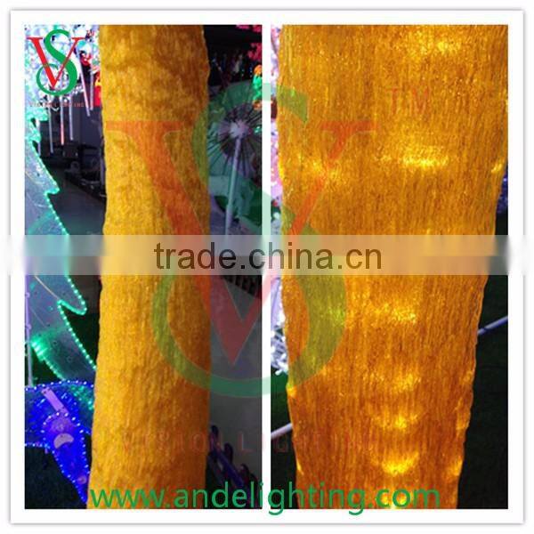 2016 2.6M green artificial outdoor decorative led palm tree lighting