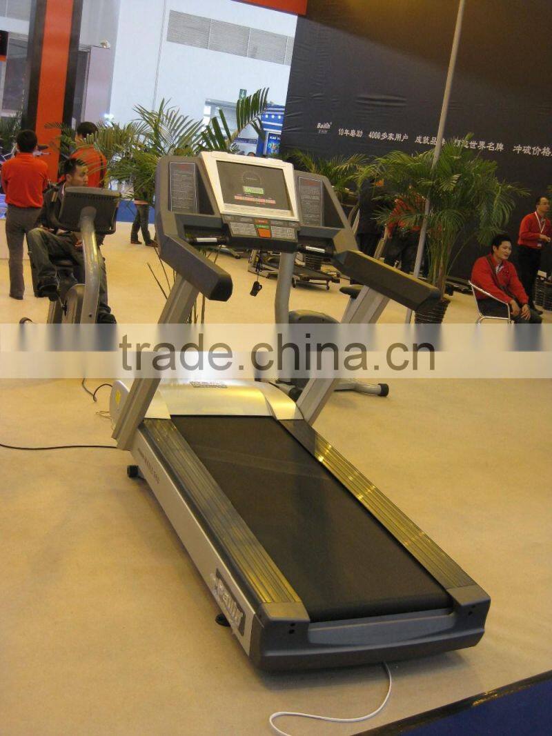 2015 commercial gym equipment treadmill K16-TV fitness treadmill exercise running machine motorized treadmill