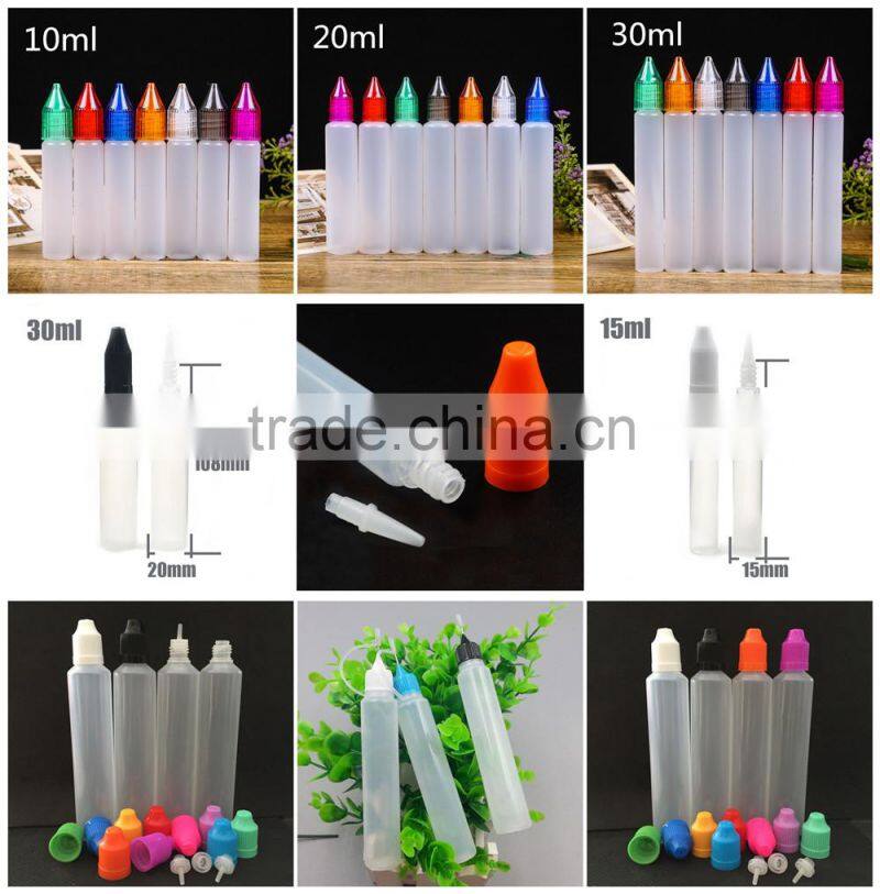 5ml essential oil thin bottle with clear pet plastic dropper bottle PET396R