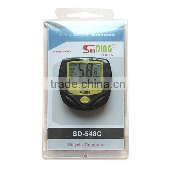14function Sunding electric bike speedometer bike computer wireless