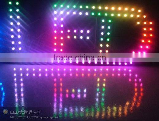 dot mardix led bulb waterproof rgb led pixel string 50 pcs string wich spacing 8cm