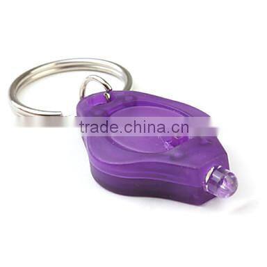 Custom Multicolored Rainbow LED Keychain Flashlight