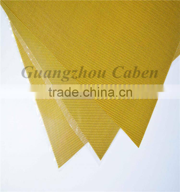 3K hybrid gold plain fiberglass sheets mixed silver metallic yarn veneer