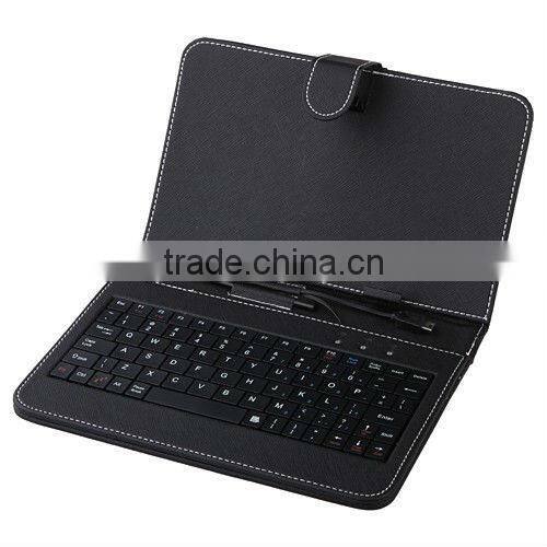7 inch Tablet Mini Micro USB 2.0 Keyboard Leather Case in mini usb port