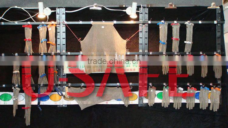 cut resistant gloves/butcher gloves/ ring mesh gloves