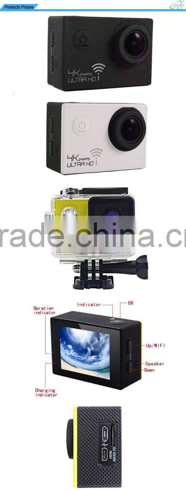 Low Price 170 HD Wide-angle Lens Real WiFi Sport 4K Action Camera