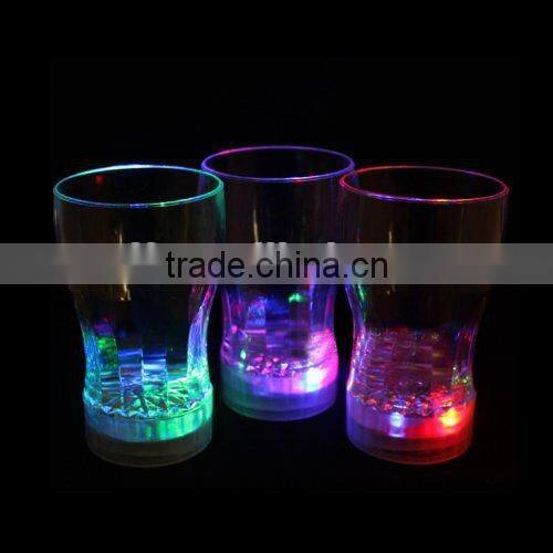 wholesale Plastic led flashing cup, led cola cup for wedding decoration