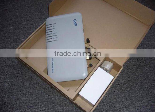4 SIM cards GSM VOIP Gateway 4 ports ( GoIP ) for call termination