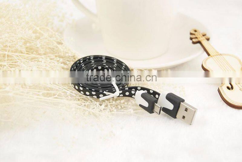 Usb cable for charging Printing USB Cable for V8 for micro usb data wire