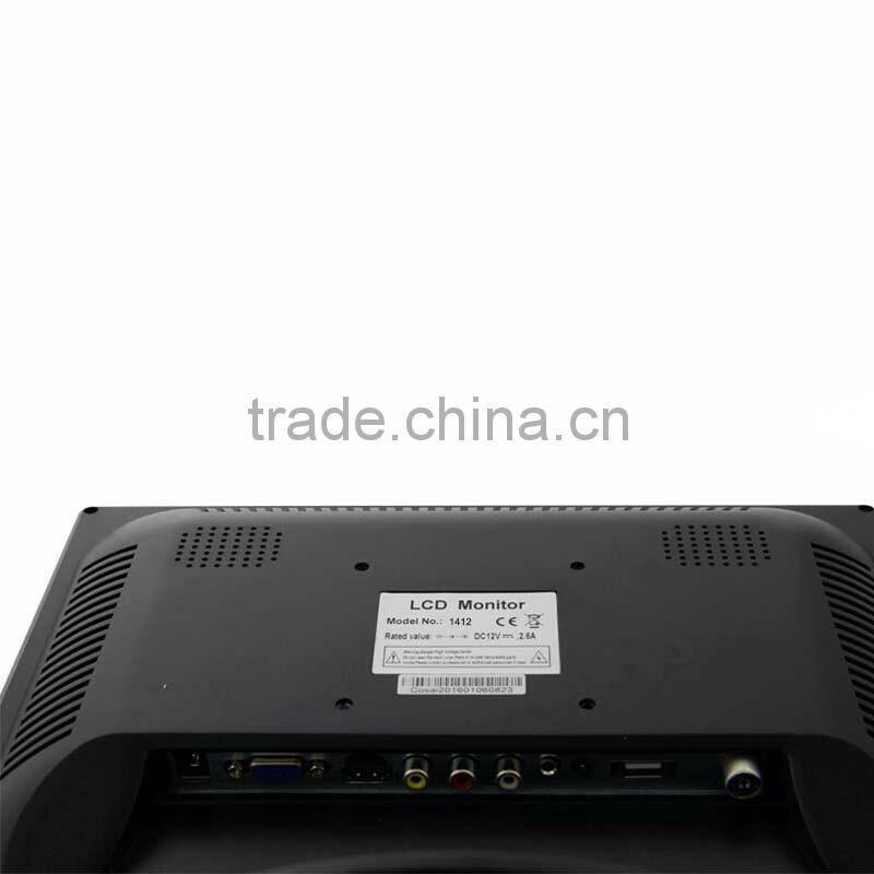 Low cost full color high definition lcd bus /car monitor with vga / dvi / hd mi/ usb