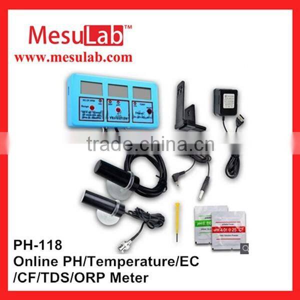 Online flowmeter Online PH/Temperature/EC/CF/TDS/ORP Meter