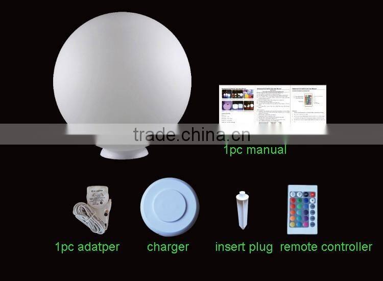 360 degree waterproof led beach ball garden decoration led lamp luminous ball