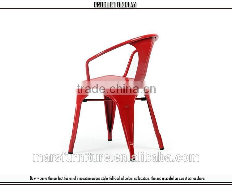 Modern design restaurant metal chair