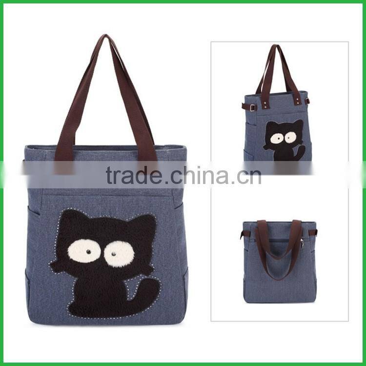High Quality Wholesale Shoulder Canvas Hand Bag Woman Bag