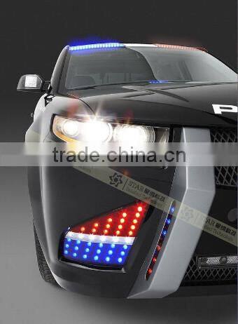 Police safety vehicle bule led strobe flash warning dash light MR01-2LED