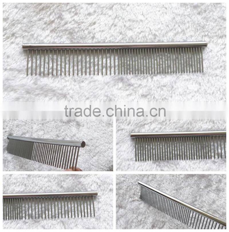Dog hair comb for pet cleaning for long-haired dog pet combs