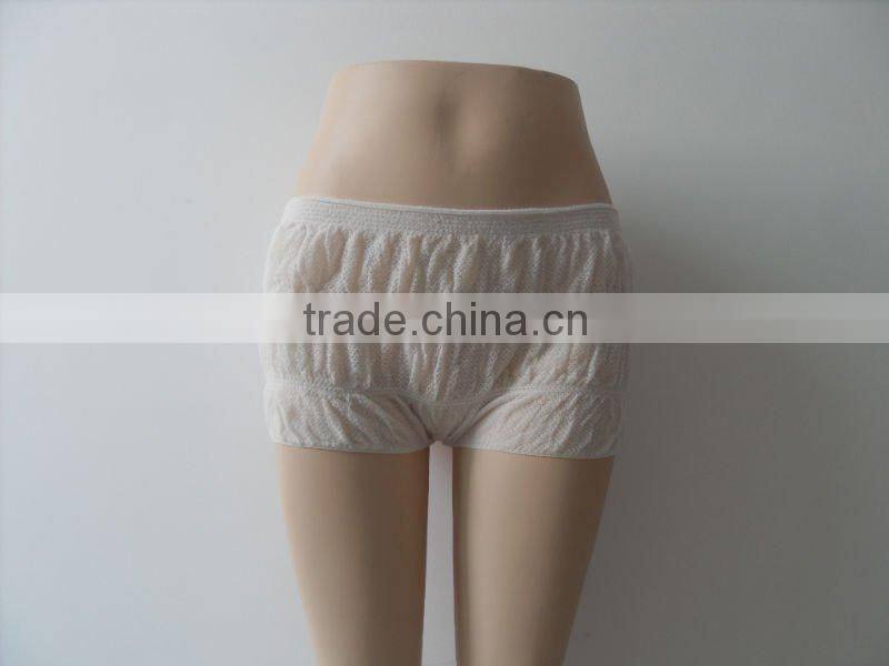 Comfortable disposable medical mens mesh underwear pamties