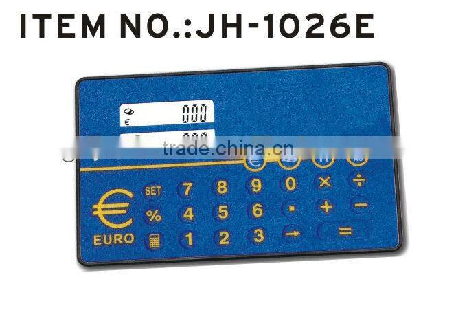 Card type countdown timer calculagraph