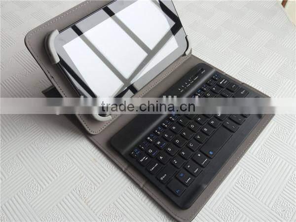 New design bluetooth keyboard case for tablet in black