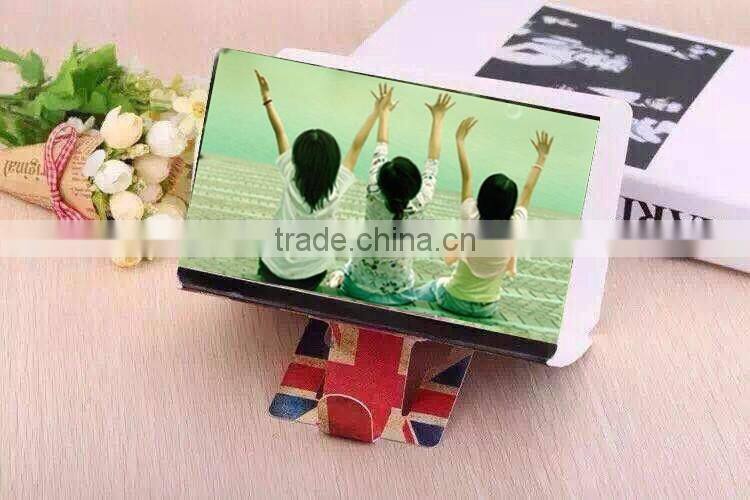 Mobile phone LCD LED screen magnifier Cellphone Magnifier /Enlarge stand Cellphone Magnifier