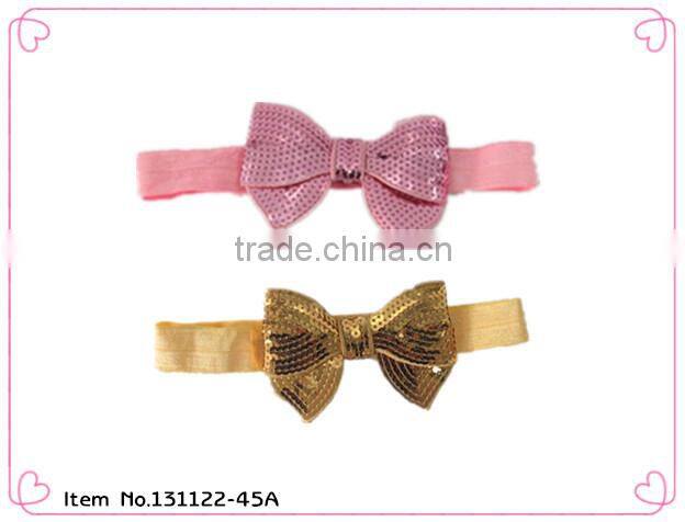 baby soft elastic bow headbands accessories