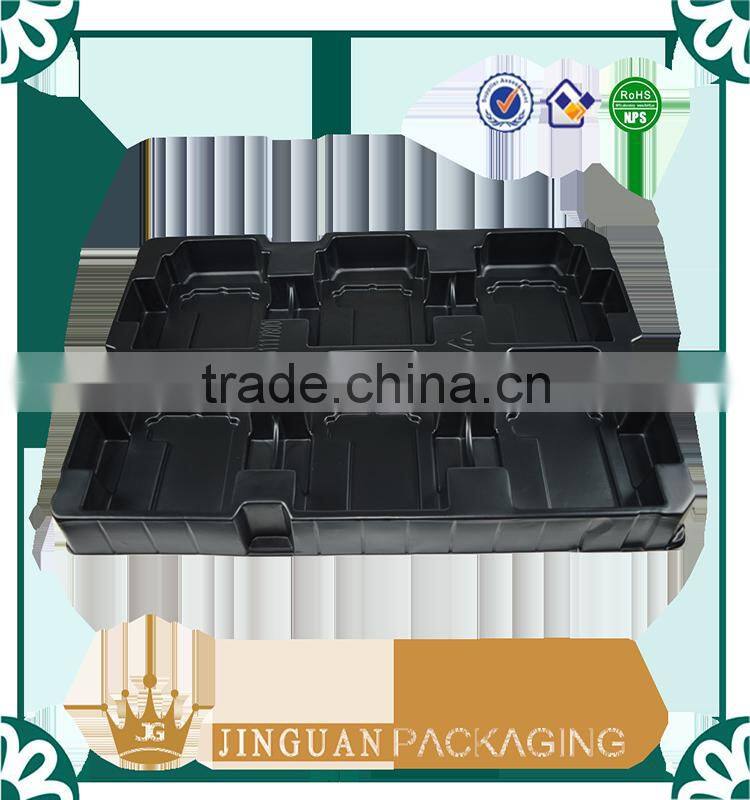 Cheap Plastic PET vacuum formed Electronic blister packaging , custom blister