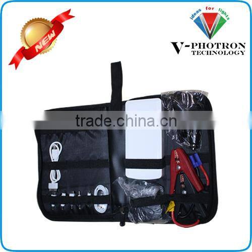 Free Sample jump starter 12000mAh Two USB output portable car emergency power supplier car jump starter