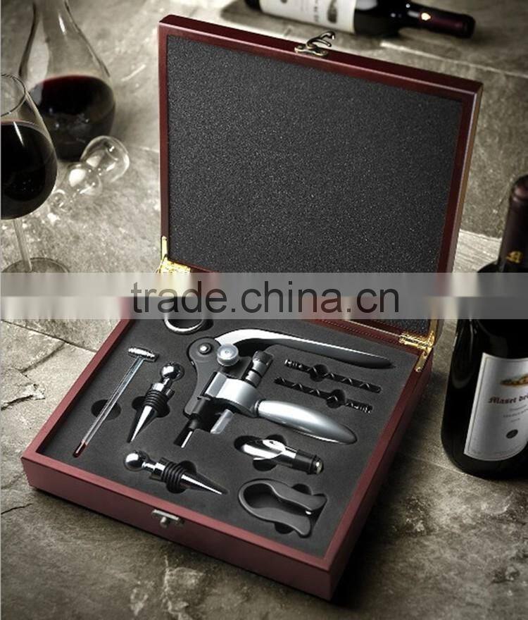 wooden wine box wine opener set 9 wooden