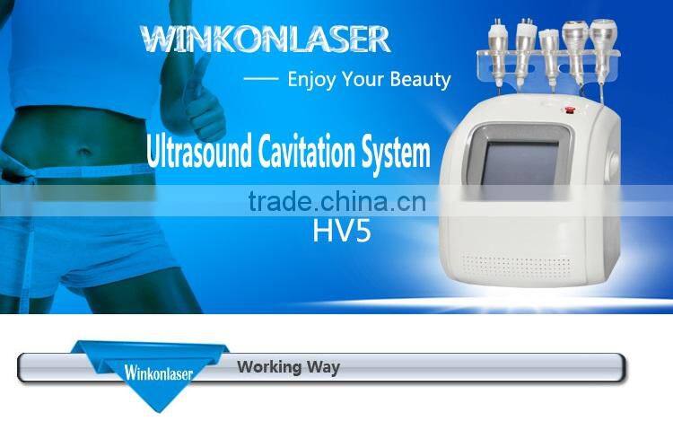 ultrasound cavitation machine fat reduction and body lifting beauty machine