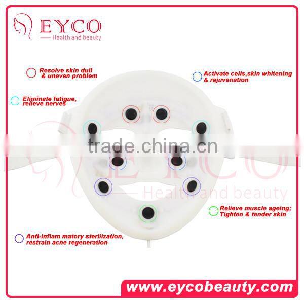 EYCO silicone led mask new product red light therapy collagen laser light therapy for wrinkles