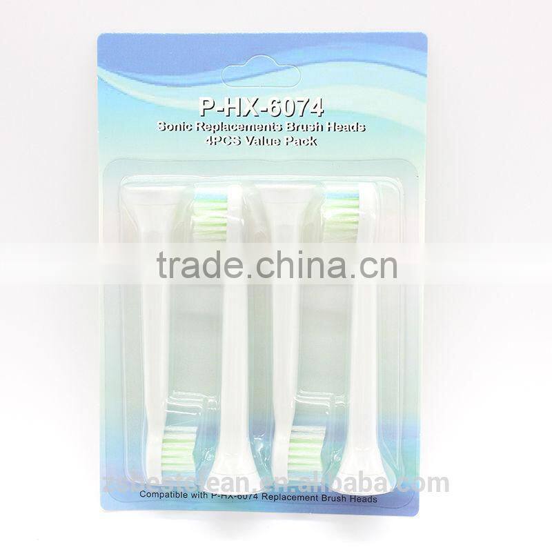 FDA approved ultrasonic toothbrush heads HX6074 for Philips sonicare