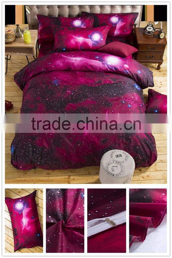 3d Galaxy bedding sets Twin/Queen Size Universe Outer Space Themed Bedspread 2pcs/3pcs/4pcs Bed Linen Bed Sheets Duvet Cover Set