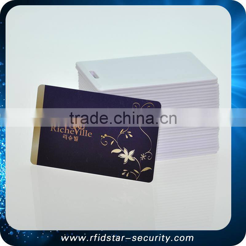 Hot selling contactless 13.56mhz dual frequency rfid card with CE certificate