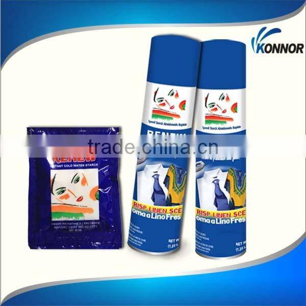Renew fabric stiffening spray cold water starch spray